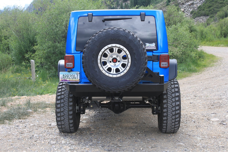 Load image into Gallery viewer, Jeep JK Rock Crawler Rear Bumper with Swing-out Tire Carrier
